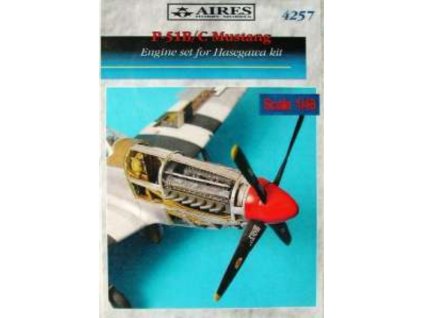 1/48 P-51B/C Mustang engine set