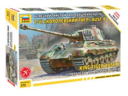 Zvezda 5023 - Sd.Kfz. 182 King Tiger Henschel (1:72)