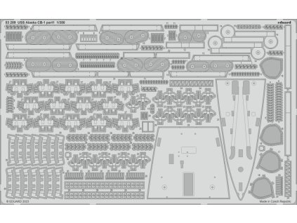 USS Alaska CB-1 part 1 1/350 recommended for HOBBY BOSS