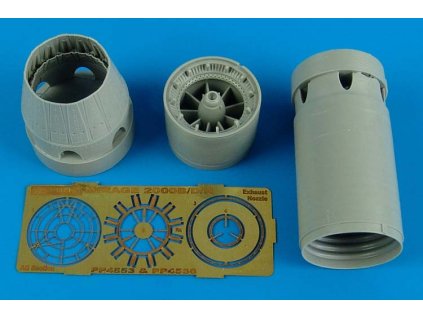 1/48 Mirage 2000C/B/D/N exhaust nozzle - closed po