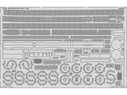 USS Alaska CB-1 part 2 1/350 recommended for HOBBY BOSS