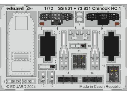 Chinook HC.1 1/72 recommended for AIRFIX