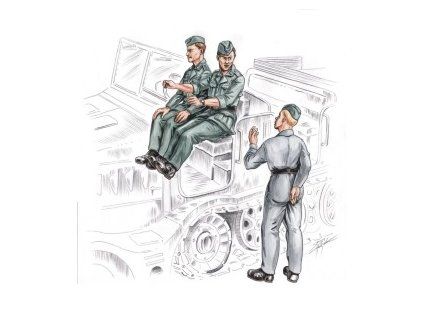 1/72 German driver and personal for FAMO (3 fig.)