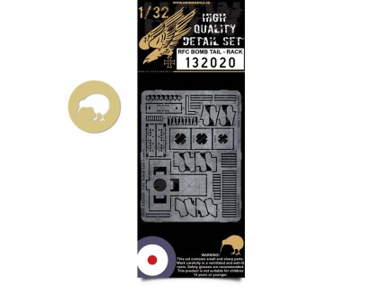 1/32 R.F.C. Bomb Tail – Racks - Photo-etched Sets - DH.9a, RE.8 Wingnut Wings