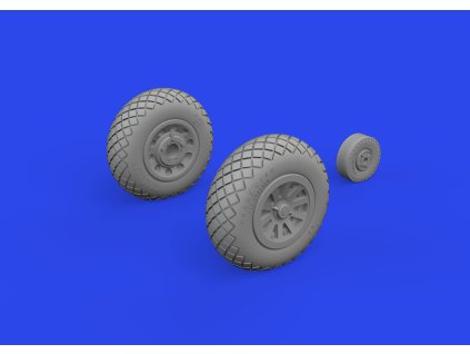 P-51D wheels block tread 2 1/72 recommended for EDUARD