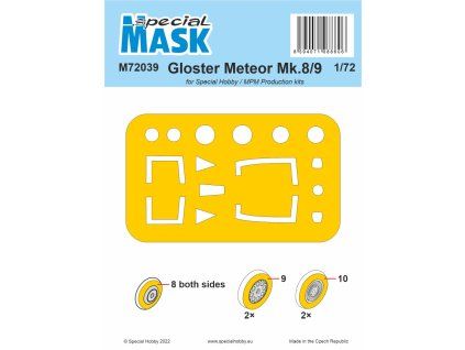 1/72 Gloster Meteor Mk.8/9 MASK