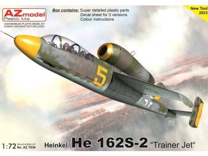 1/72 Heinkel He 162S-2 "Trainer Jet"