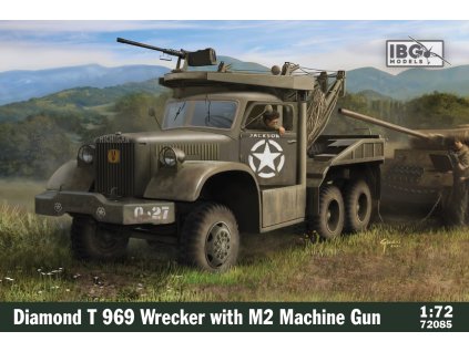 1/72 Diamond T  969 Wrecker with M2 Machine gun and bonus PE set - IBG