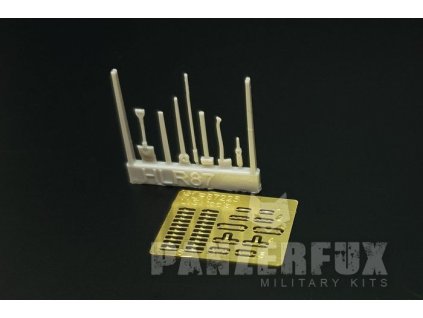 1/87 U.S. tank tools - PE/resin set