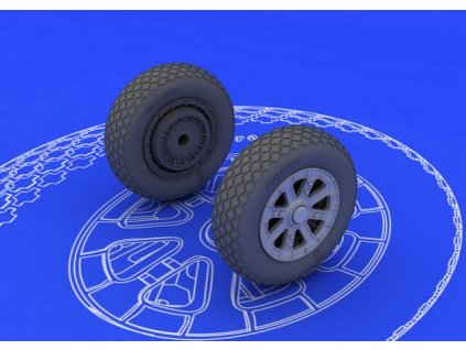 1/48 F6F wheels for EDUARD kit