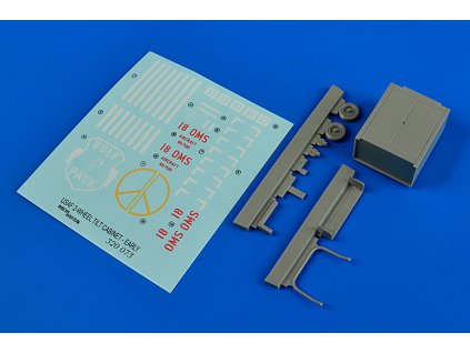 1/32 USAF 2-wheel tilt cabinet - early (Vietnam Wa