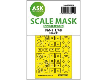 1/48 FM-2 double-sided express fit mask for Eduard