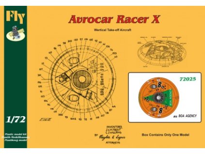 1/72 Avrocar Racer X  Boa Agency