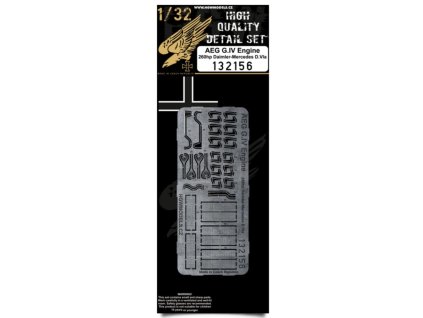1/32 AEG G.IV - Engine - Photo-etched Sets  - 260 hp Daimler-Mercedes D.Via Wingnut Wings