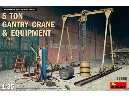 1/35 5 Ton Gantry Crane & Equipment - Miniart