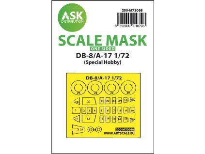 1/72 DB-8/A-17 one-sided express mask for Special Hobby