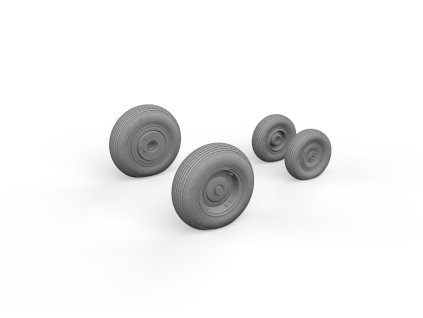 Mi-8MT wheels 1/48 recommended for TRUMPETER