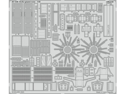 B-25J glazed nose 1/48 recommended for HKM