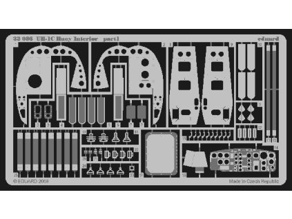 UH-1C interior recommended for ACADEMY/MRC/ITALERI
