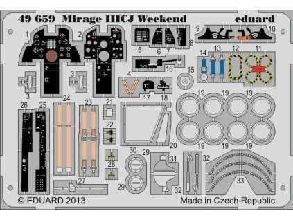 Mirage IIICJ Weekend recommended for EDUARD