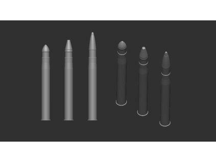 1/72 Ammunition for 4.7 cm Pak K 36 (t)