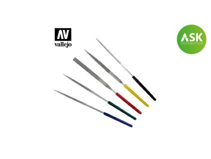 Vallejo T03004 Set 5ti mini diamantových pilníčků