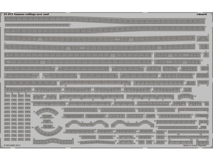 1/350 Yamato railings new tool for TAMIYA kit