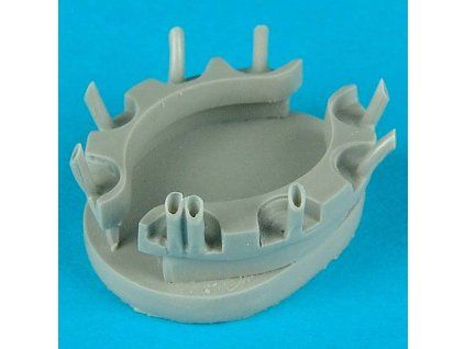 1/48 I-16 correct exhaust - EDUARD