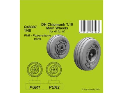 1/48 DH Chipmunk T.10 Main Wheels