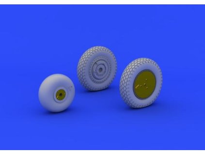 1/48 P-39 wheels early for EDUARD kit
