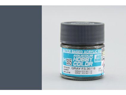Aqueous Hobby Colors (10 ml) Gray FS 36118