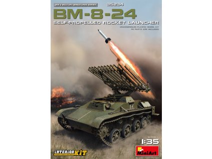 1/35 BM-8-24 Self-Propelled Rocket Launcher. Int. Kit - Miniart