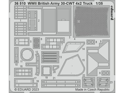 WWII British Army 30-CWT 4x2 Truck 1/35 recommended for AIRFIX