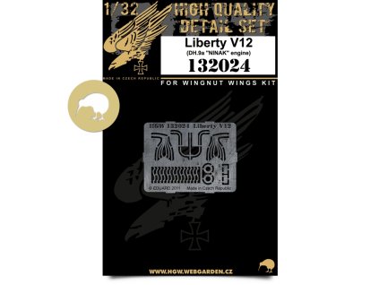 1/32 DH.9a - Liberty V.12 Engine - Photo-etched Sets - Wingnut Wings