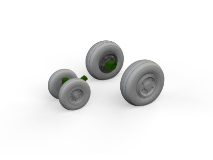 F/A-18E/F wheels 1/48 recommended for HASEGAWA