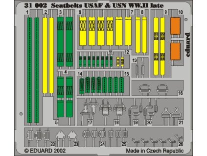1/32 Seatbelts USAF & USN WWII late