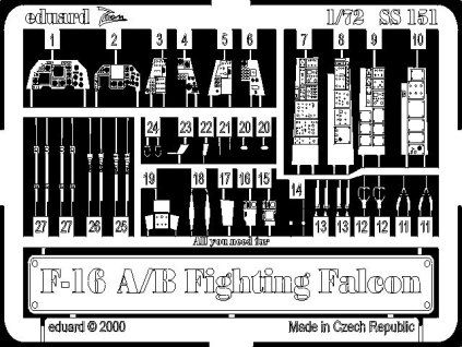 F-16A/B recommended for ITALERI