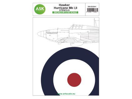 1/32 Hawker Hurricane Mk.I, Mk.II - stencils