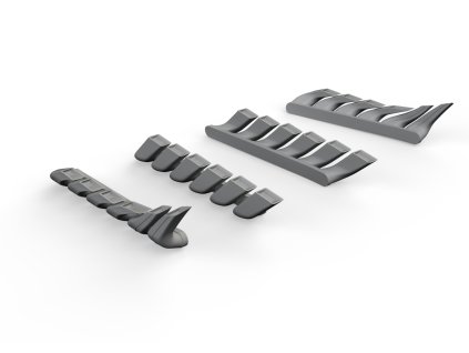 Bf 110C/D/E exhaust stacks 1/48 recommended for EDUARD