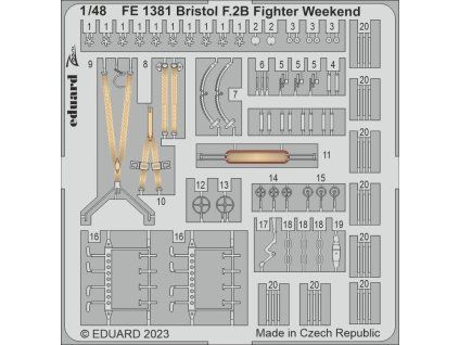 Bristol F.2B Fighter Weekend 1/48 recommended for EDUARD
