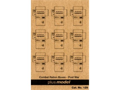 1/35 U.S. Cardboard Boxes - postwar period