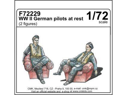 1/72 WWII German pilots at rest for HAS