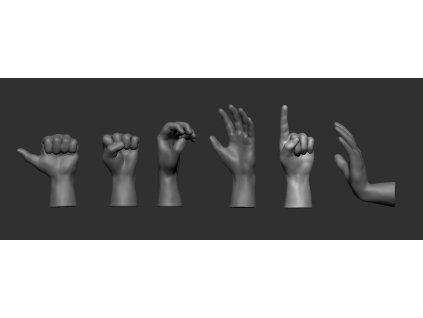1/48 Palm Hands (new)