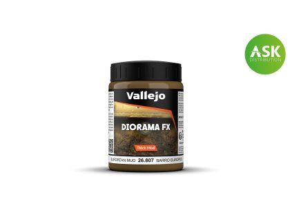 Vallejo Diorama FX 26807 European Thick Mud Texture (200 ml)