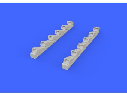 1/48 MC.202 exhaust stacks for EDUARD/HASEGAWA kit