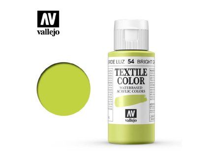 Vallejo Textile Color 40054 Bright Green (60 ml)