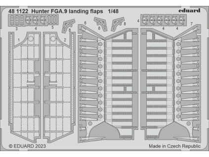 Hunter FGA.9 landing flaps 1/48 recommended for AIRFIX