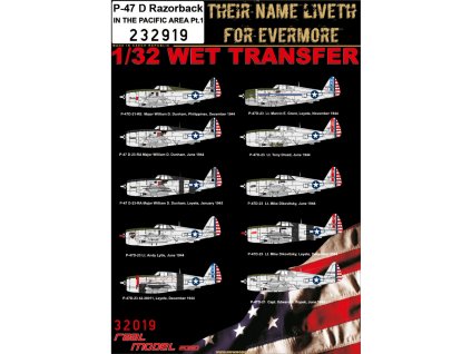 1/32 P-47D Razorback IN THE PACIFIC AREA Pt.1 Markings