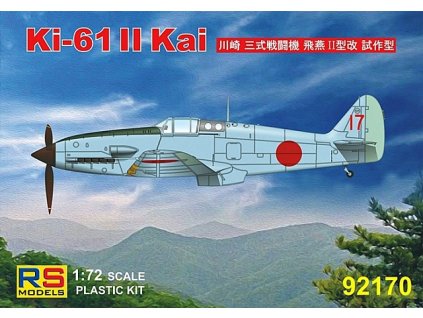 Plastikový model letadla 1/72 Ki-61 II Kai prototype 3 decal v. for Japan