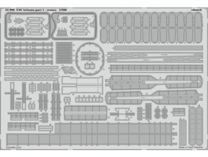 USS Arizona part 1-cranes 1/200 recommended for TRUMPETER